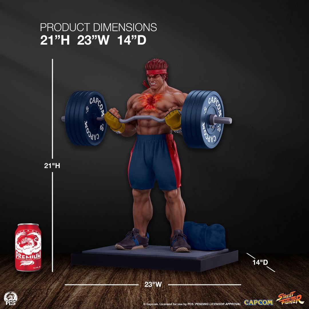 Street Fighter Evil Ryu Powerlifting Prem Series Statue By Pcs Collectibles -PCS Collectibles - India - www.superherotoystore.com