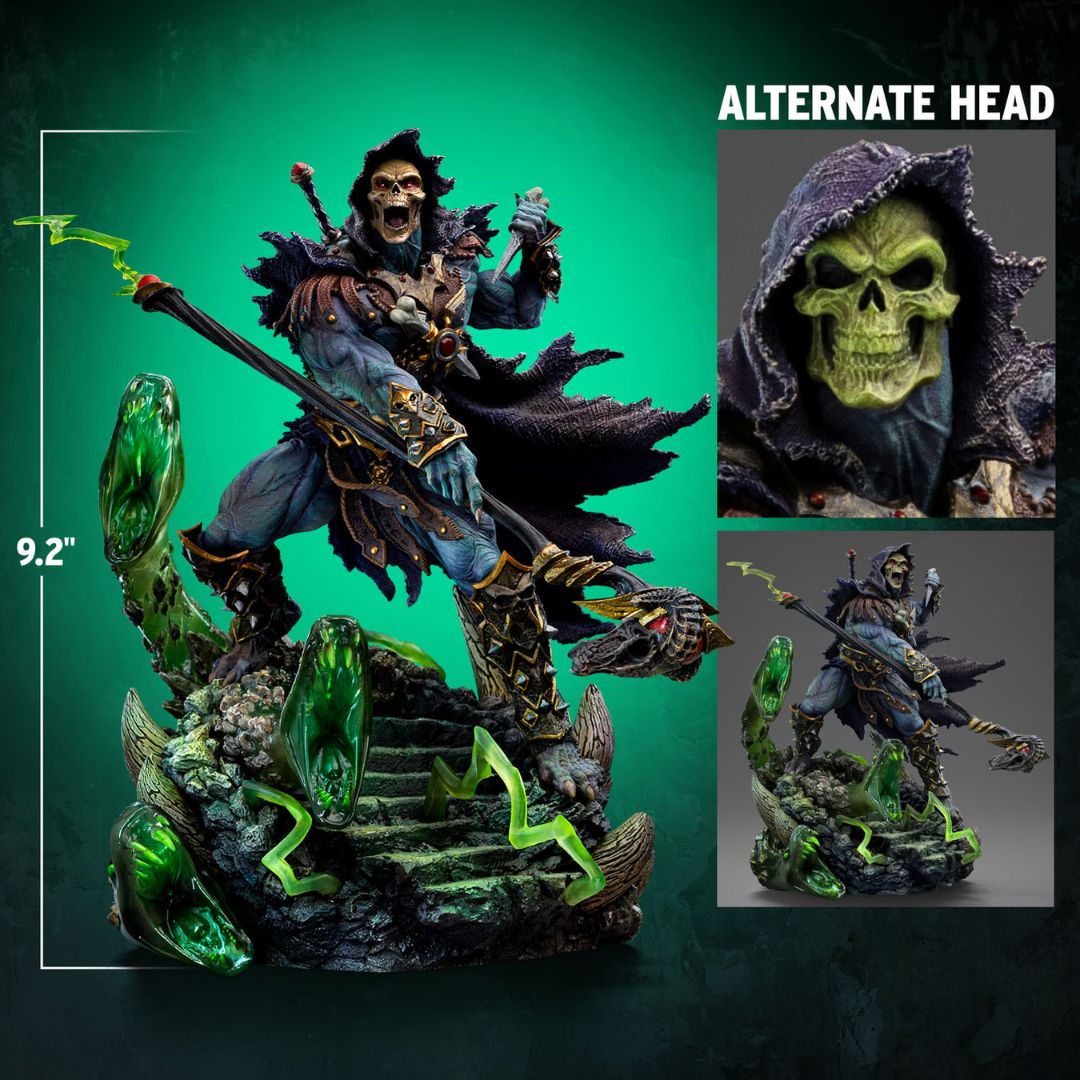 Skeletor Unleashed Deluxe Statue By Iron Studios -Iron Studios - India - www.superherotoystore.com