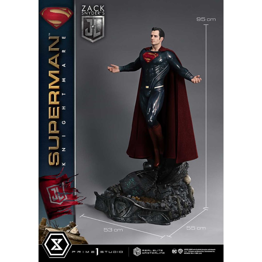 Justice League (Film) Superman Knightmare Color Edition Statue By Prime1 Studios -Prime1 Studios - India - www.superherotoystore.com