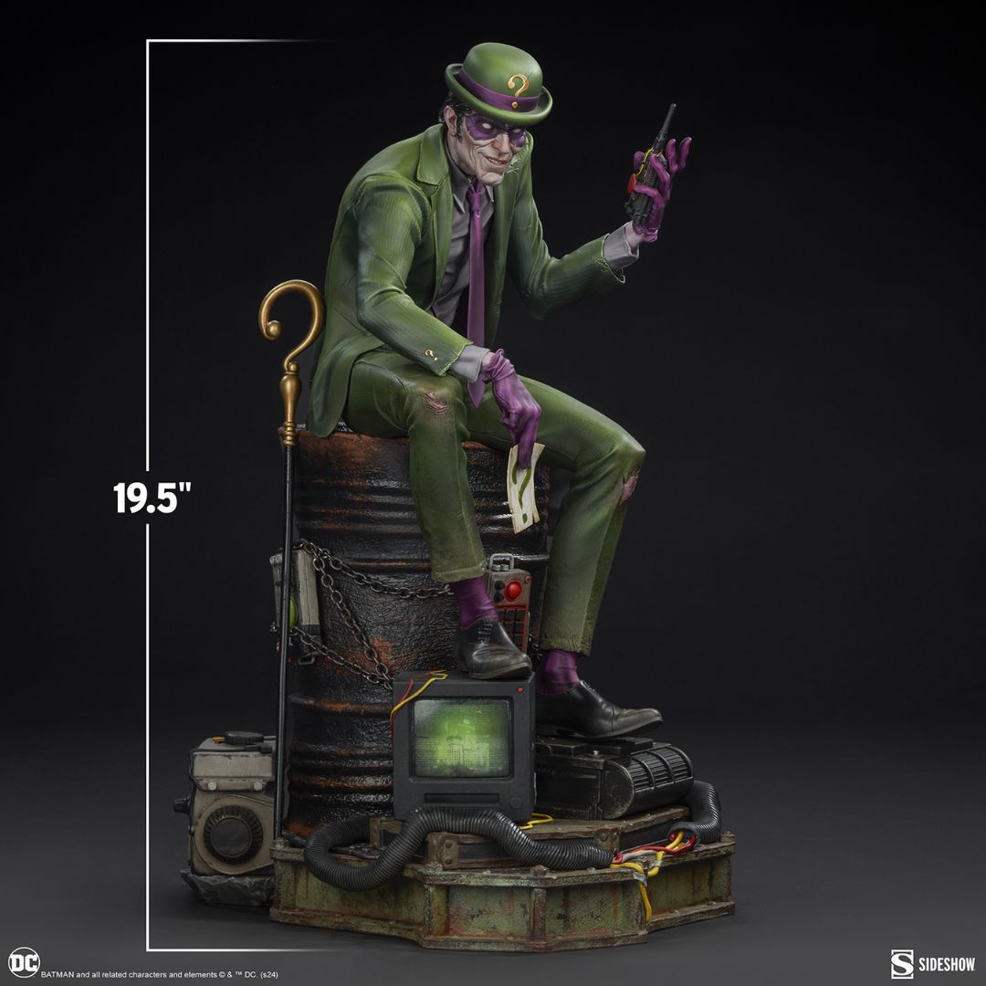 Riddler Premium Format Statue By Sideshow Collectibles -Sideshow Collectibles - India - www.superherotoystore.com