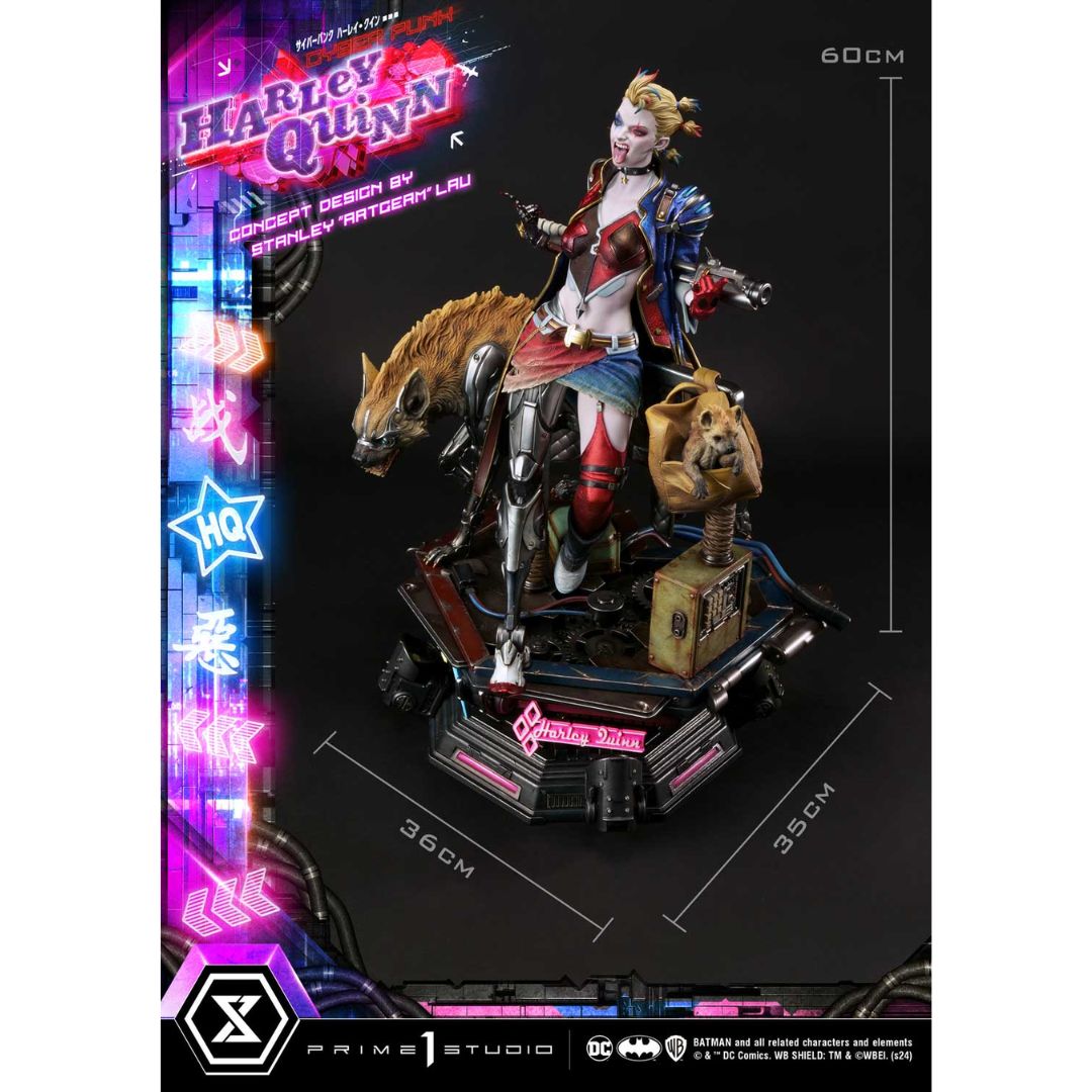 Batman (Comics) Cyberpunk Harley Quinn Dx Bonus Version Statue By Prime1 Studios -Prime 1 Studio - India - www.superherotoystore.com