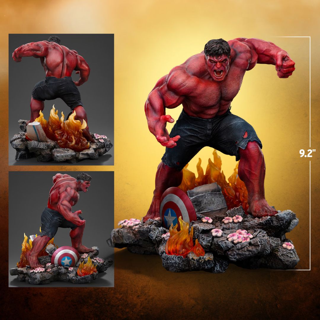 Captain America : A Brave New World: Red Hulk Statue By Iron Studios -Iron Studios - India - www.superherotoystore.com