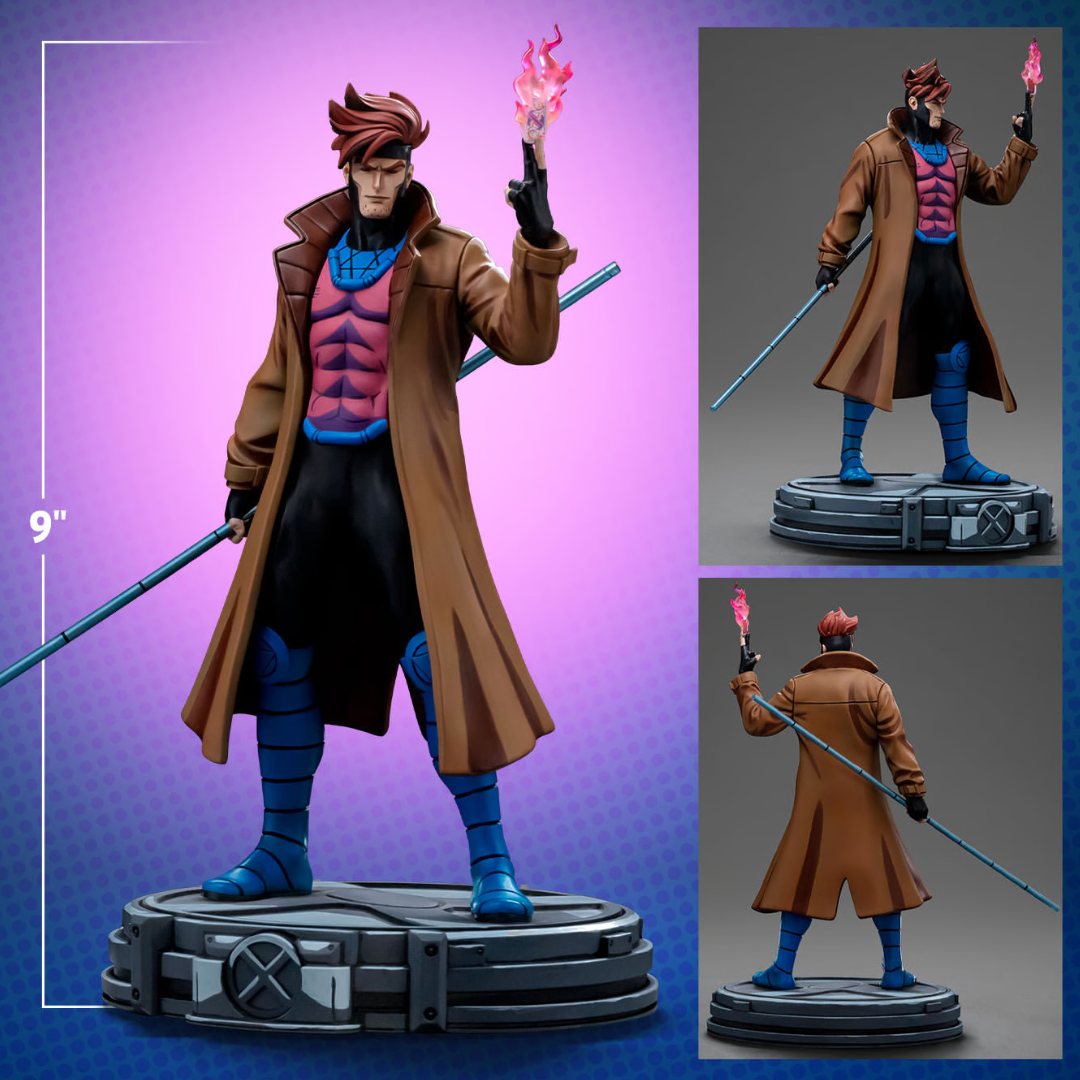 X-Men 97 Gambit 1:10 Art Scale Limited Edition Statue by Iron Studios -Iron Studios - India - www.superherotoystore.com