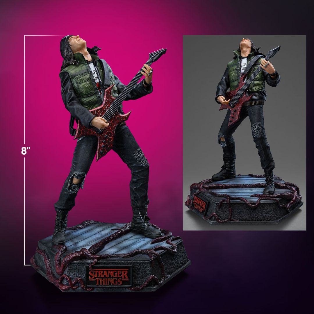 Eddie Munson Deluxe Statue By Iron Studios -Iron Studios - India - www.superherotoystore.com