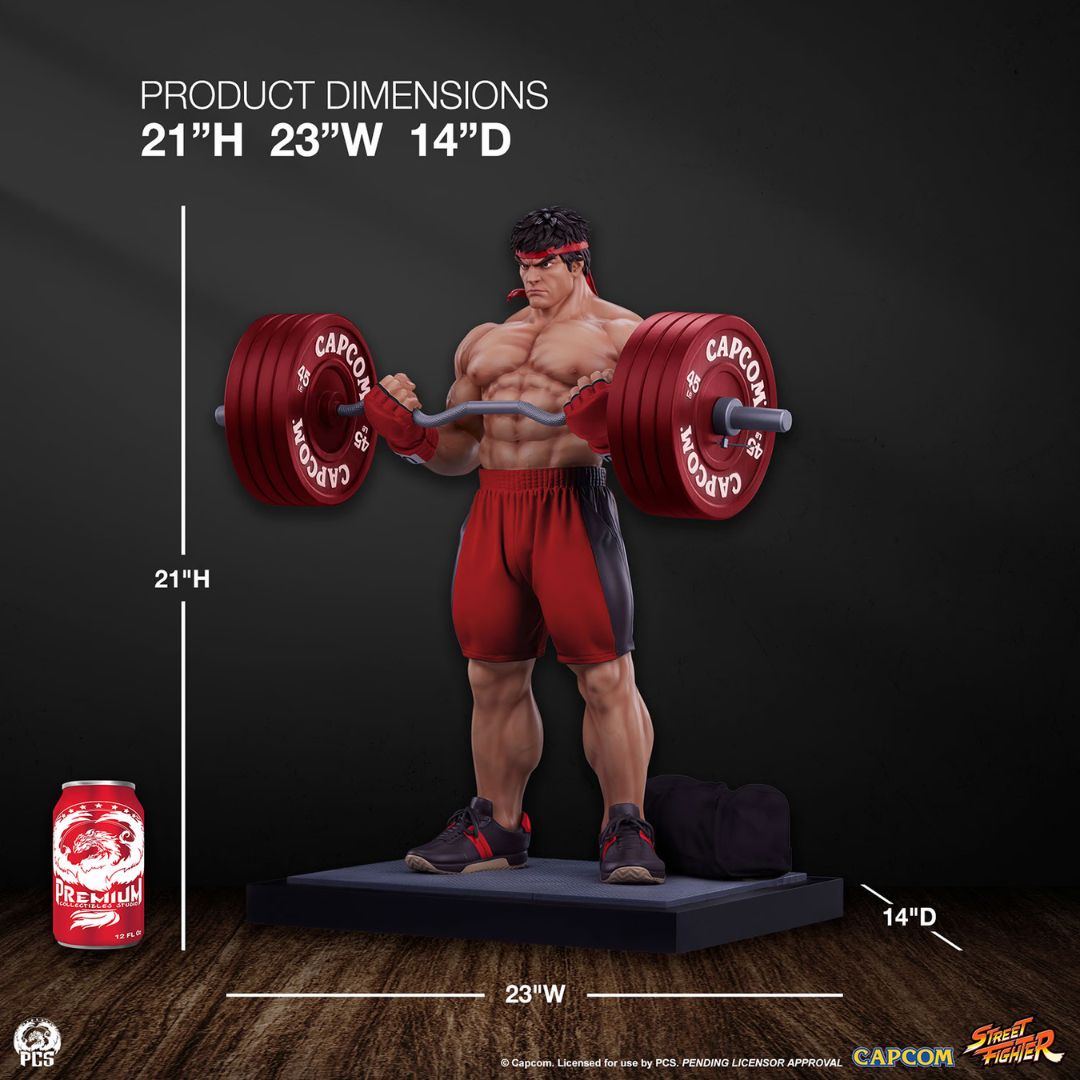 Ryu: Powerlifting Statue By Pcs Collectibles -PCS Collectibles - India - www.superherotoystore.com