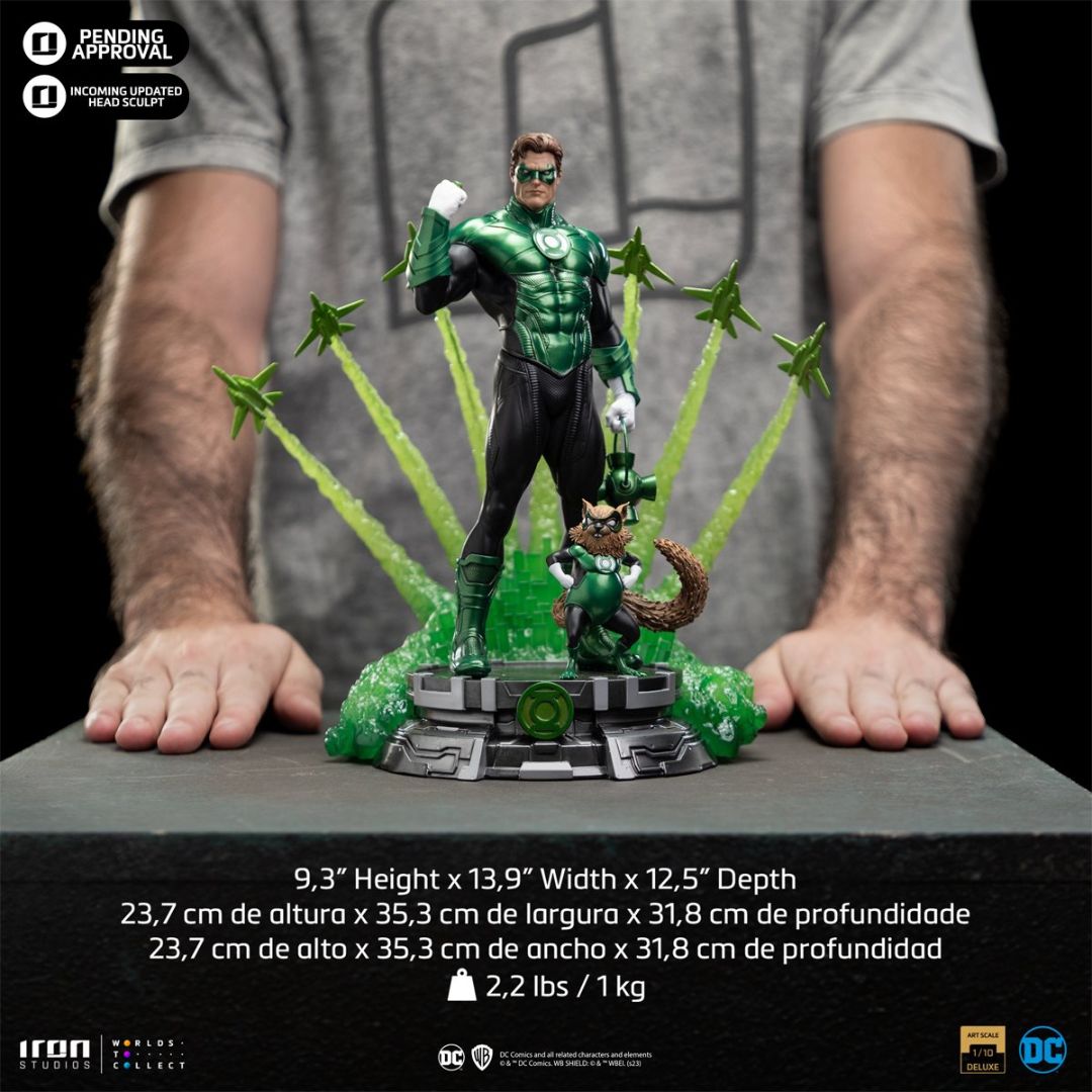 Green Lantern Unleashed Deluxe Statue By Iron Studios -Iron Studios - India - www.superherotoystore.com