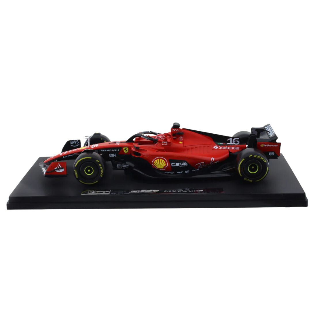 Ferrari 1:18 Scale  SF23 (Deluxe Version) by Bburago -Bburago - India - www.superherotoystore.com