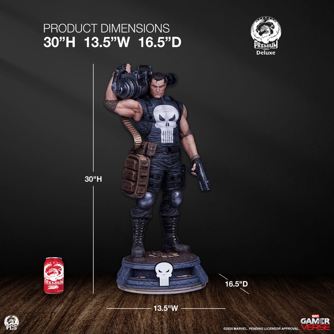 Punisher (Deluxe Edition) Statue By Pcs Collectibles -PCS Collectibles - India - www.superherotoystore.com