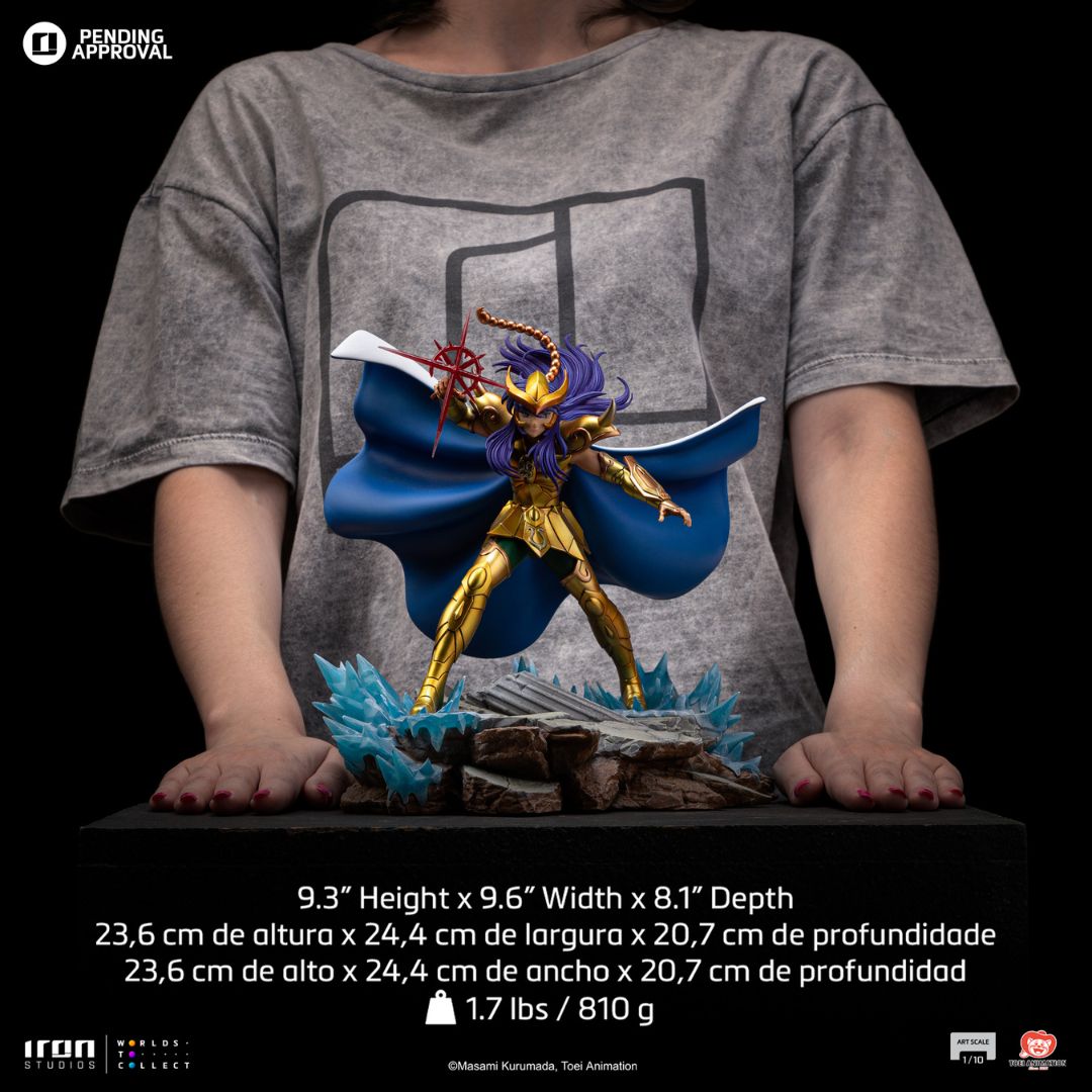 Scorpio Milo Saint Seiya Statue By Iron Studios -Iron Studios - India - www.superherotoystore.com