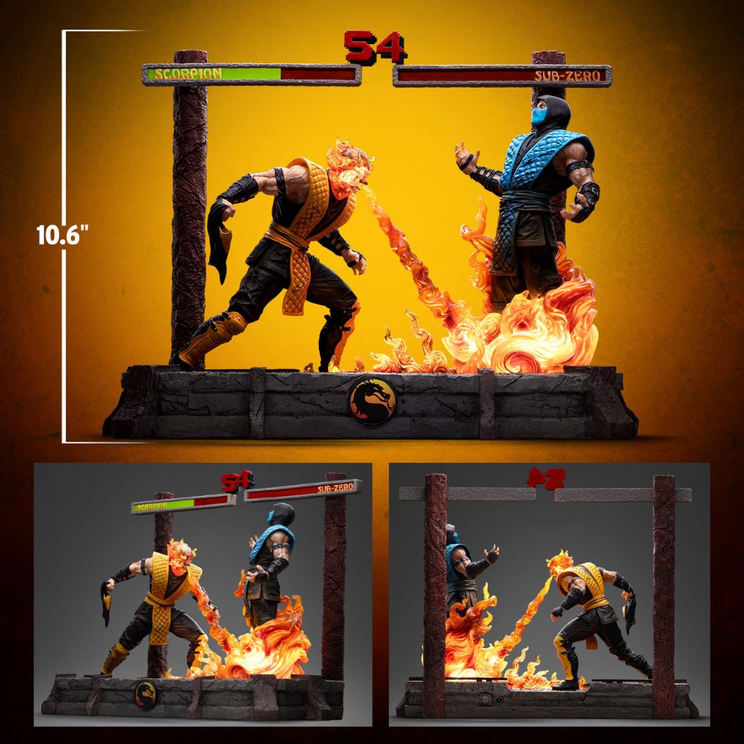 Scorpion Fatality Mortal Kombat Statue By Iron Studios -Iron Studios - India - www.superherotoystore.com