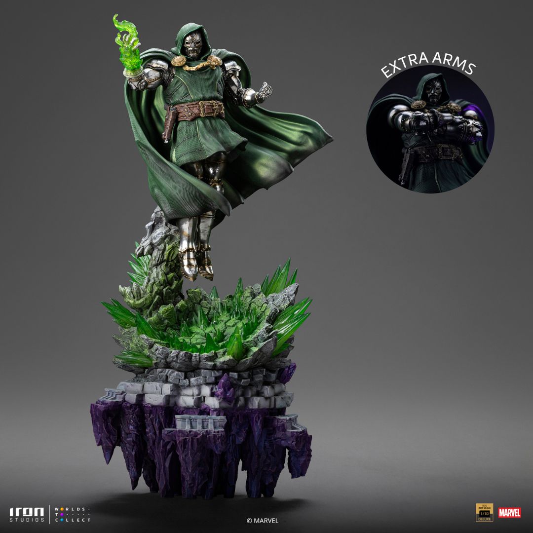 Doctor Doom Deluxe Art Statue By Iron Studios -Iron Studios - India - www.superherotoystore.com