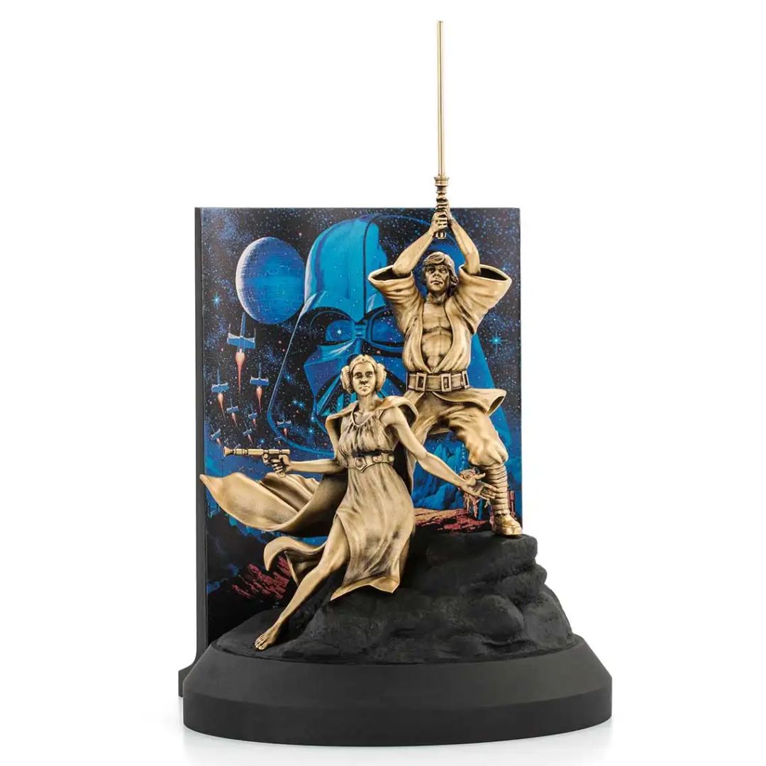 Limited Edition Gilt A New Hope Diorama By Royal Selangor -Royal Selangor - India - www.superherotoystore.com