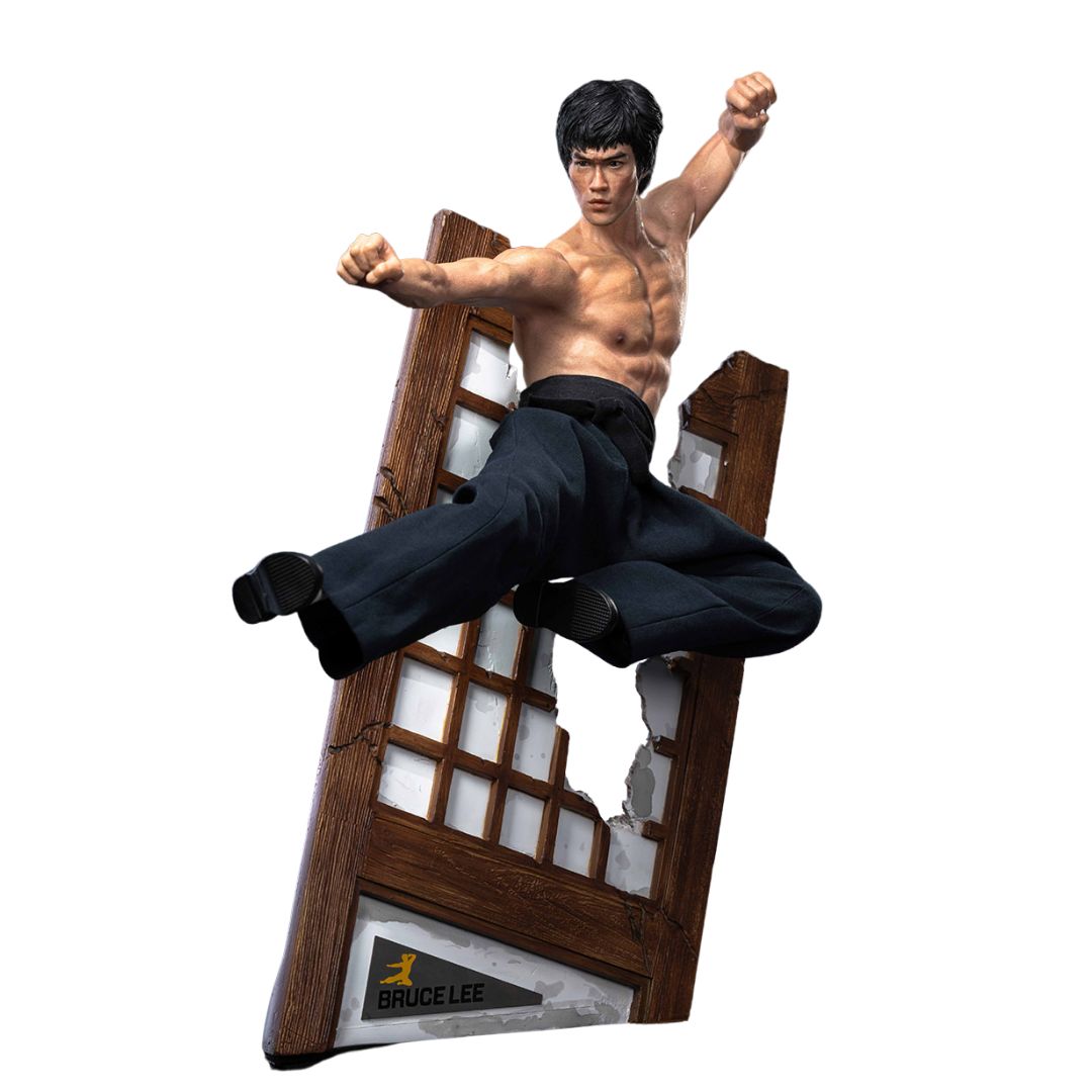 Bruce Lee (Flying-Kick) Statues By Star Ace Toys