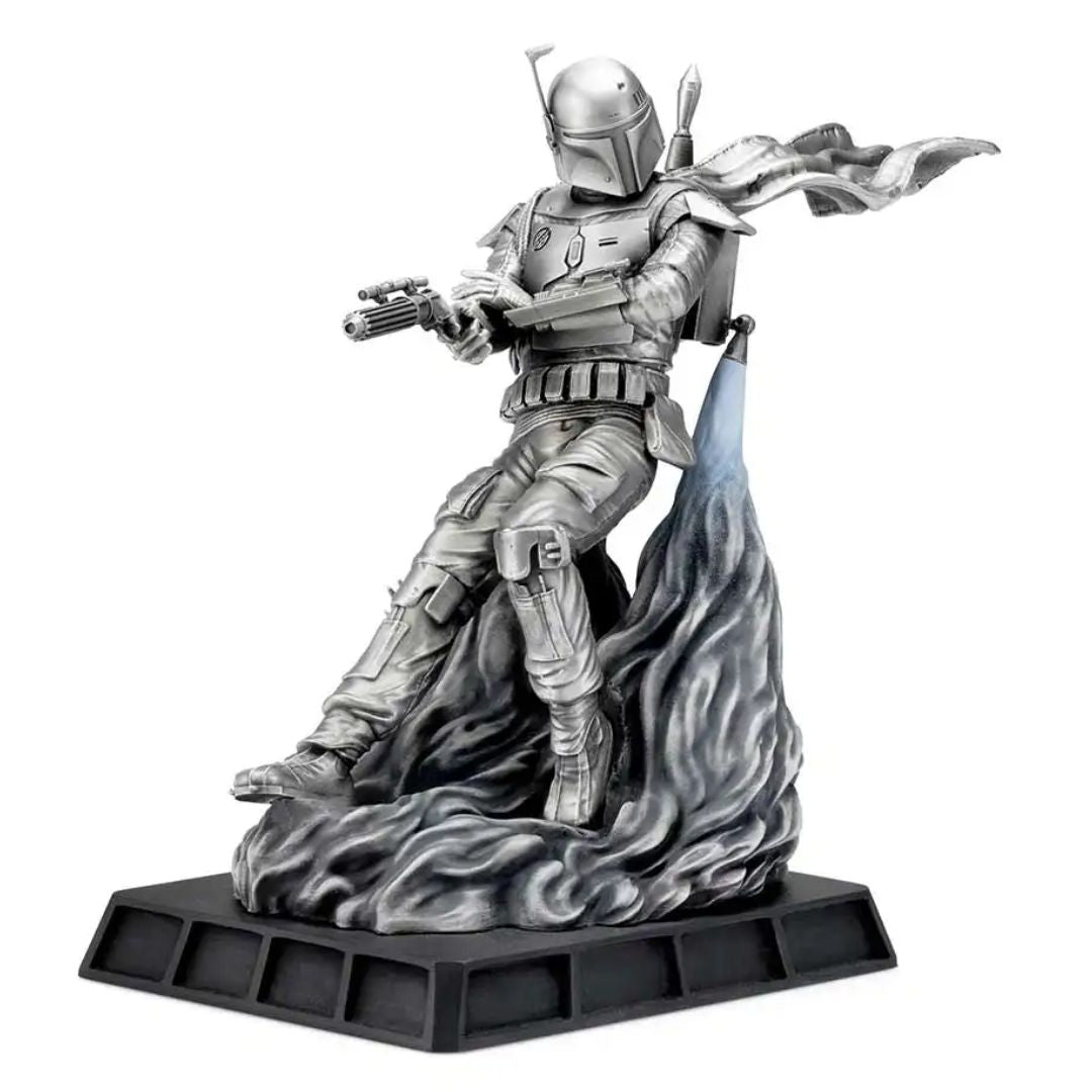 Limited Edition Boba Fett Battle Ready Figurine By Royal Selangor -Royal Selangor - India - www.superherotoystore.com