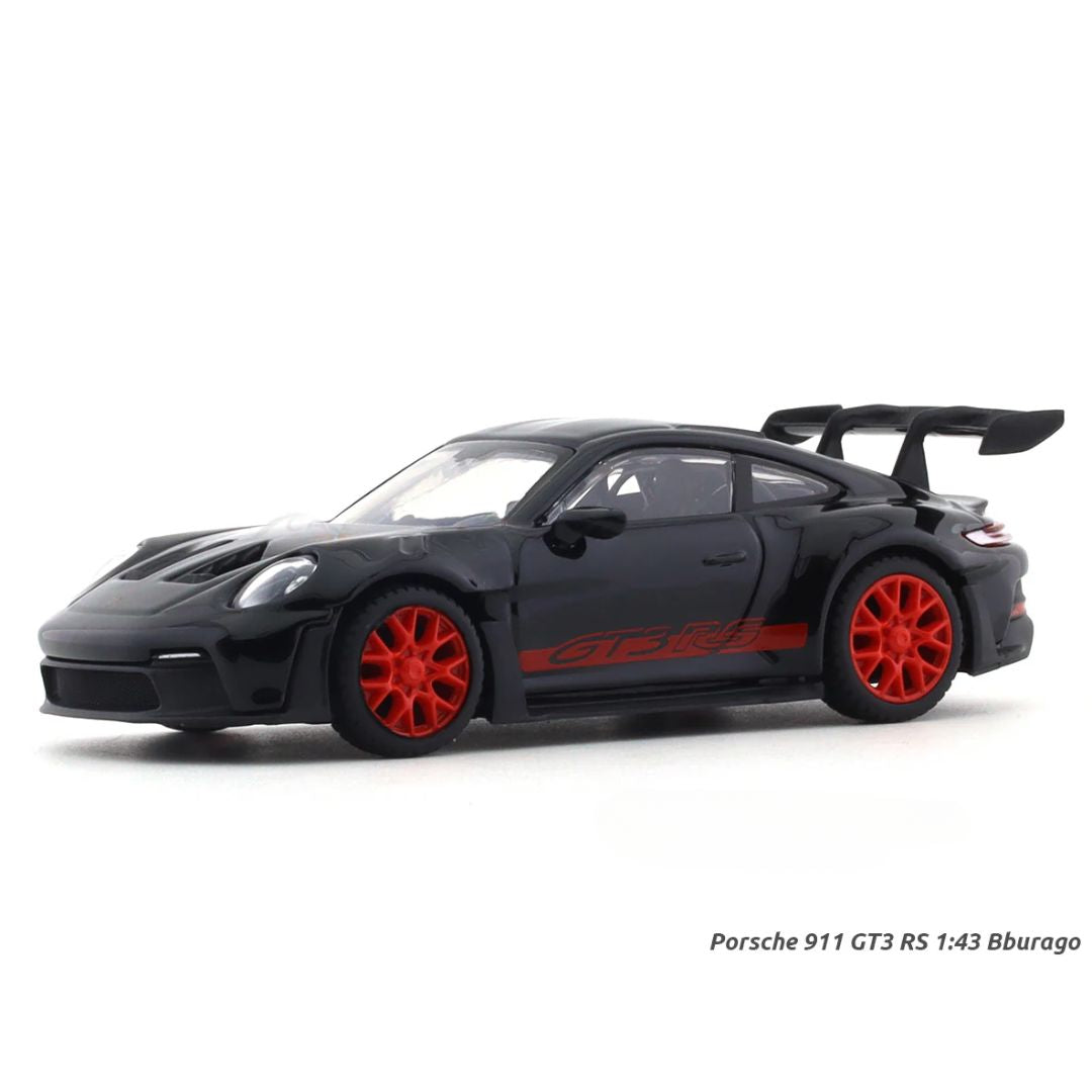 Porsche 911 GT3 RS Black 1:43 Diecast car by Bburago -Bburago - India - www.superherotoystore.com