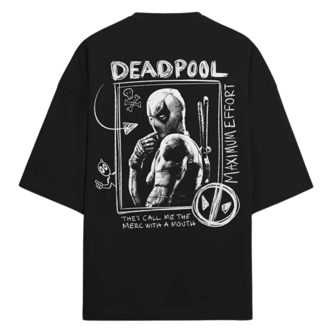 Maximum Effort - Marvel Official Oversized T-Shirt -Redwolf - India - www.superherotoystore.com