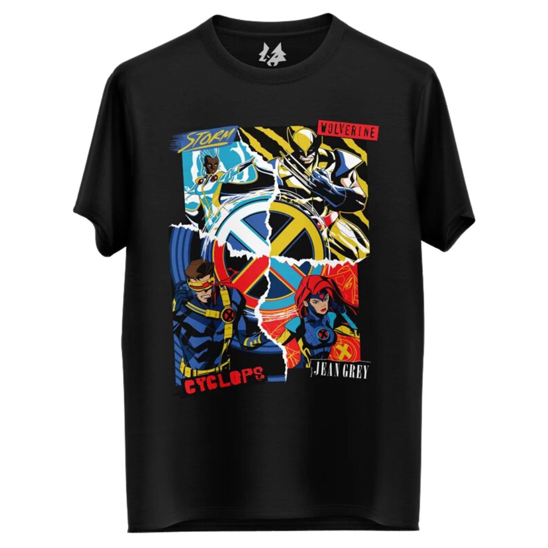 X-Men Split - Marvel Official T-Shirt -Redwolf - India - www.superherotoystore.com