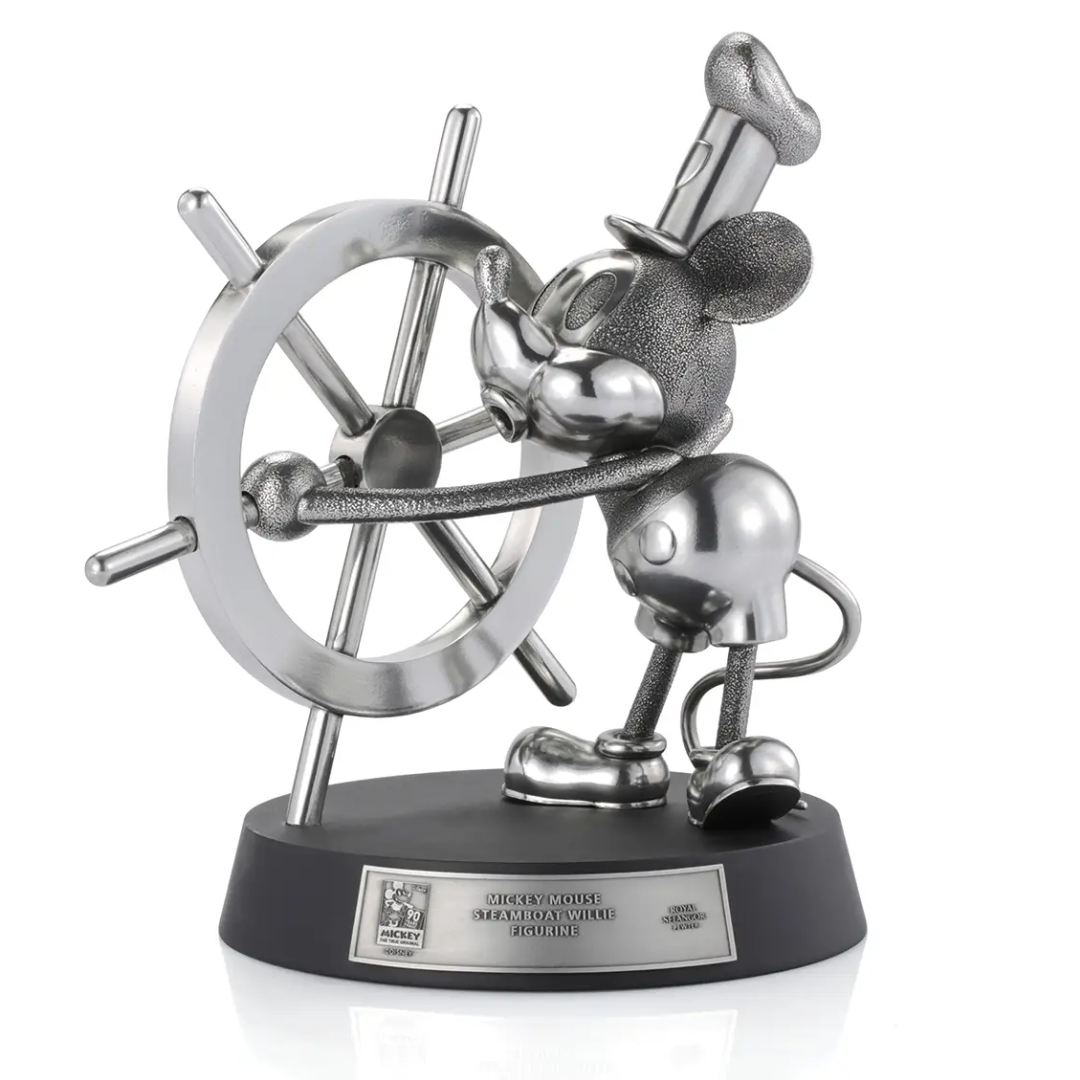 Limited Edition Mickey Mouse Steamboat Willie Figurine By Royal Selangor -Royal Selangor - India - www.superherotoystore.com