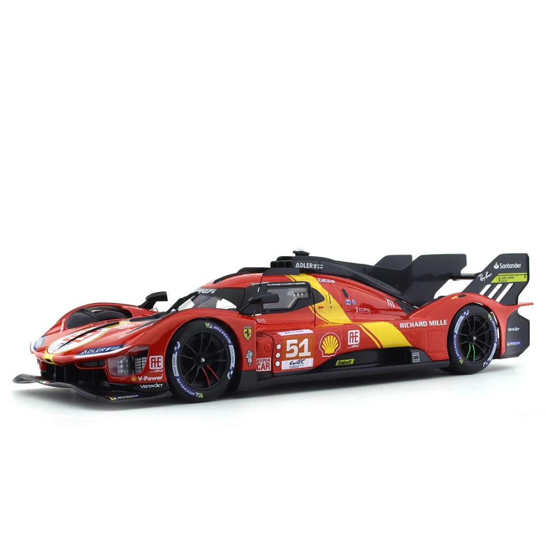 Ferrari 1:18 Scale 499P LMDh (Deluxe Version) by Bburago -Bburago - India - www.superherotoystore.com