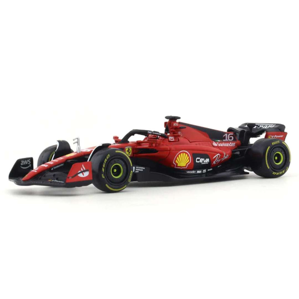 Red Ferrari SF-23 (With helmet) #16 - Charles Leclerc - 1/43 Scale Die