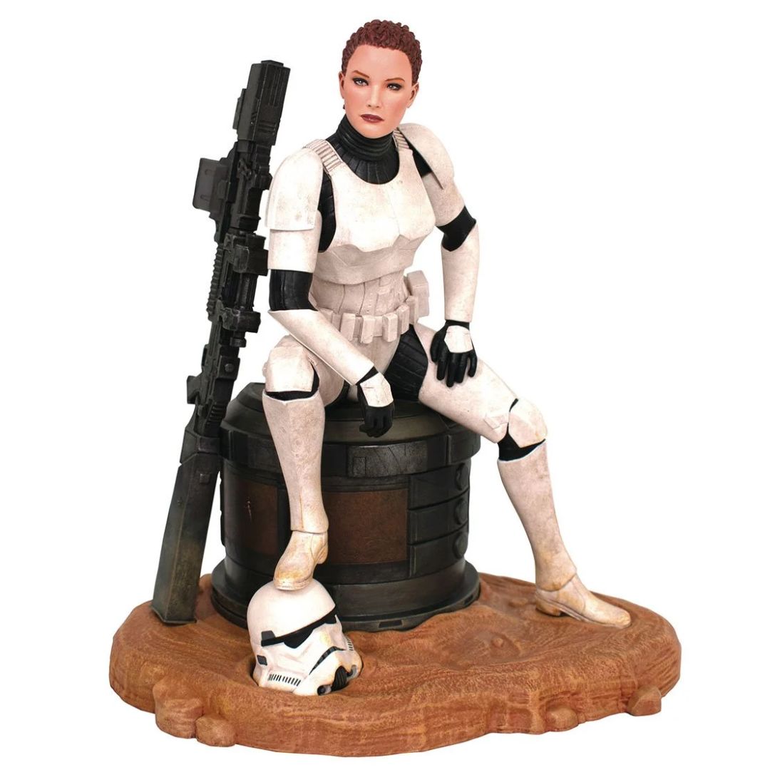 Star Wars Jes Gistang Premier Collection Statue By Diamond Gallery -Diamond Gallery - India - www.superherotoystore.com