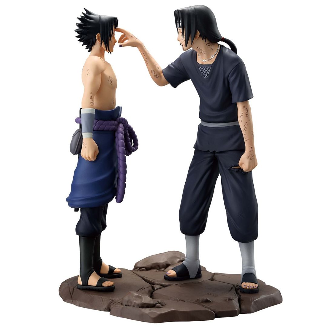 Naruto Shippuden Sasuke And Itachi Uchiha Red Eyes Reflecting The Heart Masterlise Ichibansho Statue -Ichibansho - India - www.superherotoystore.com