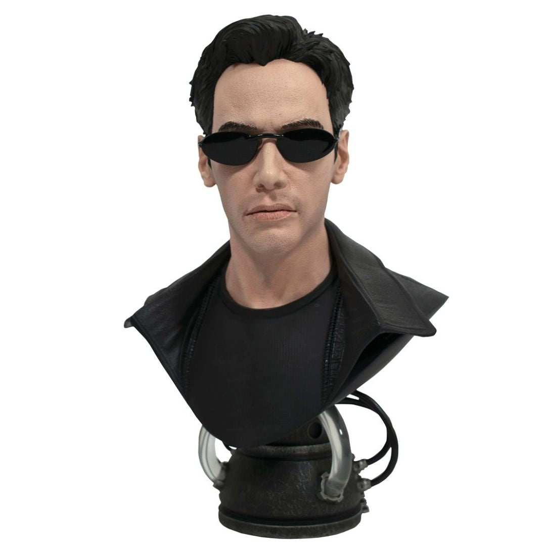 The Matrix Legends In 3D Neo Bust Statue By Diamond Gallery -Diamond Gallery - India - www.superherotoystore.com