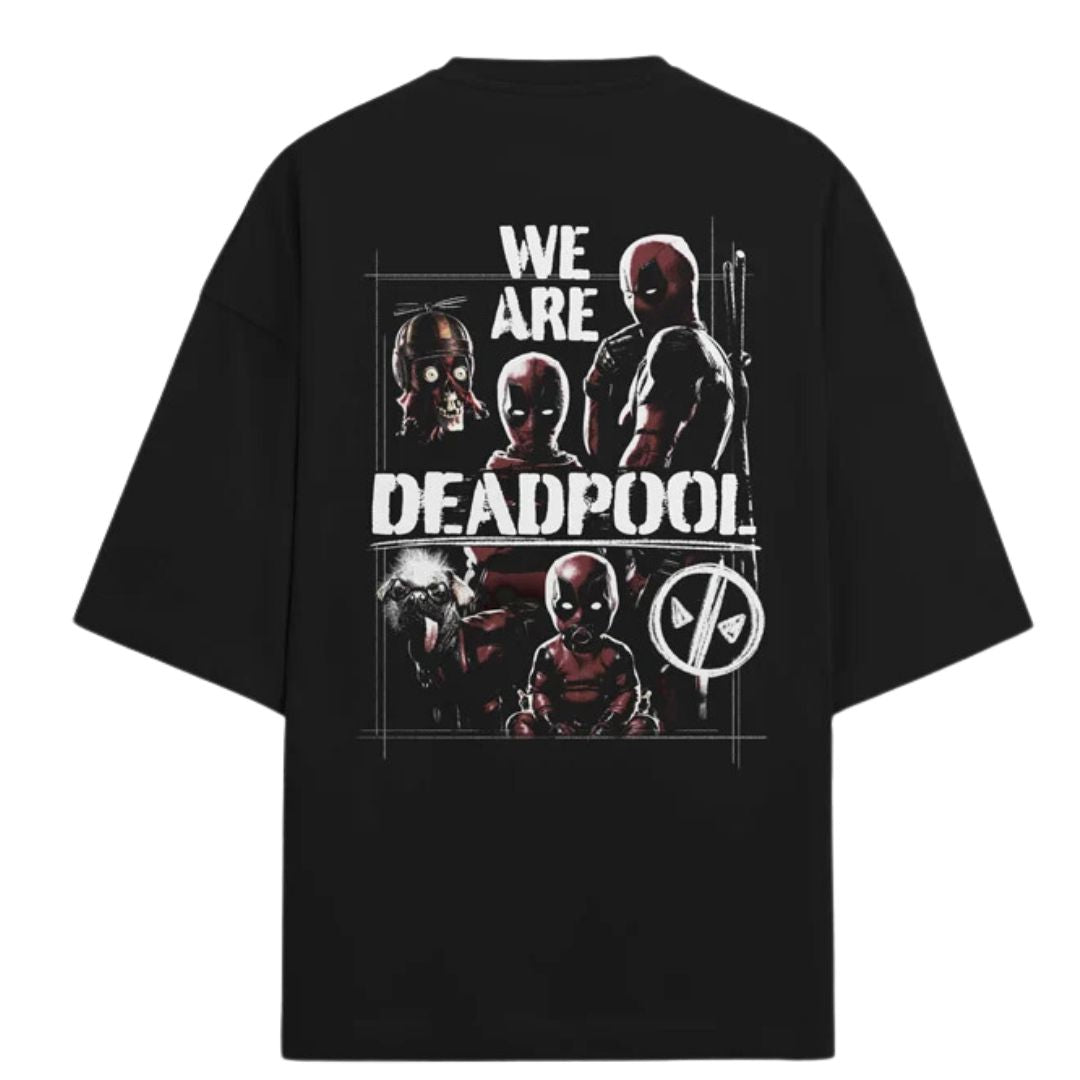 We Are Deadpool - Marvel Official Oversized T-Shirt -Redwolf - India - www.superherotoystore.com