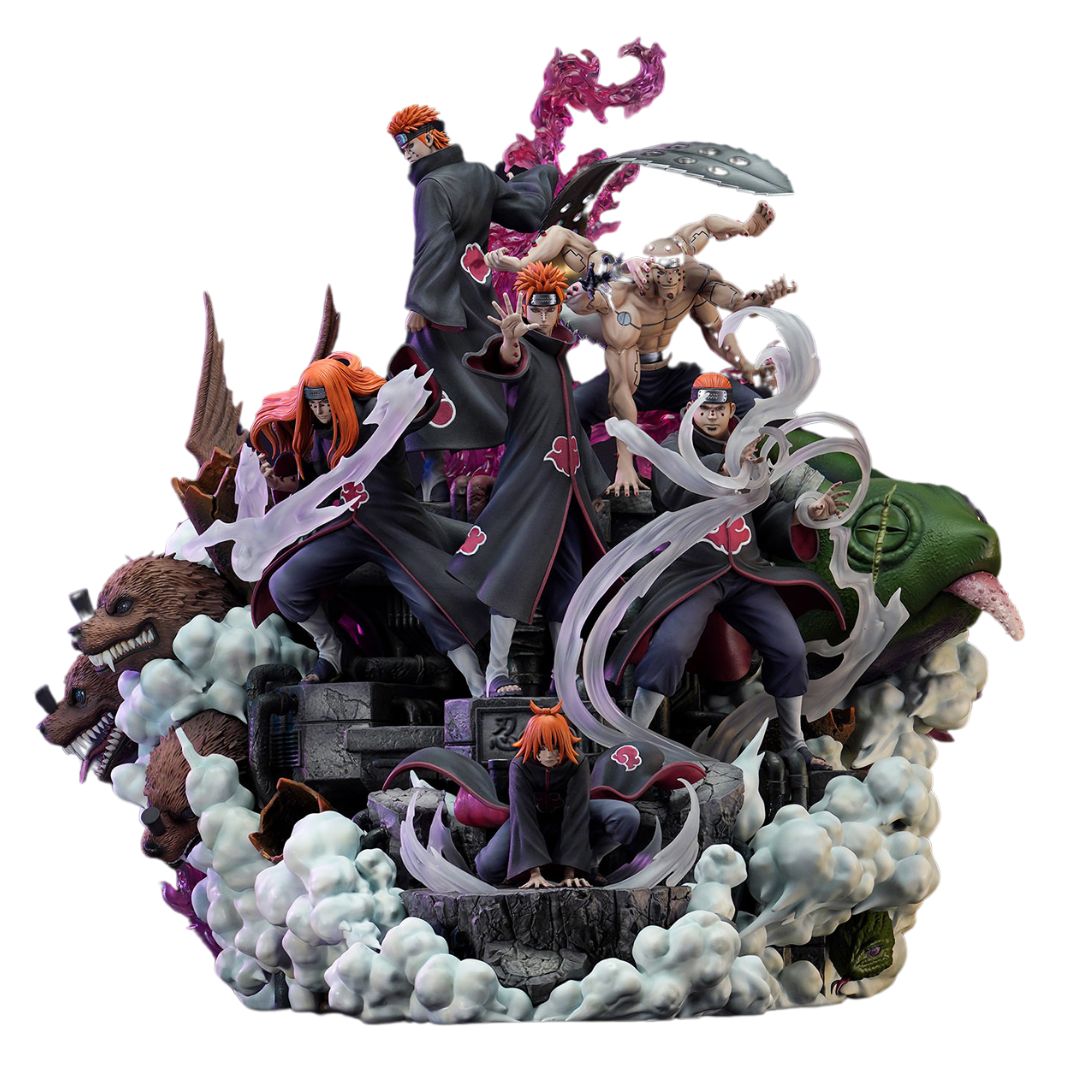 Naruto The Six Paths Of Pain Diorama By Hex Collectibles