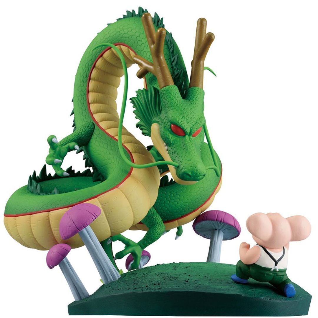 Dragon Ball Oolong And Shenron Dragon History Ii Revible Moment Statue By Bandai -Bandai - India - www.superherotoystore.com