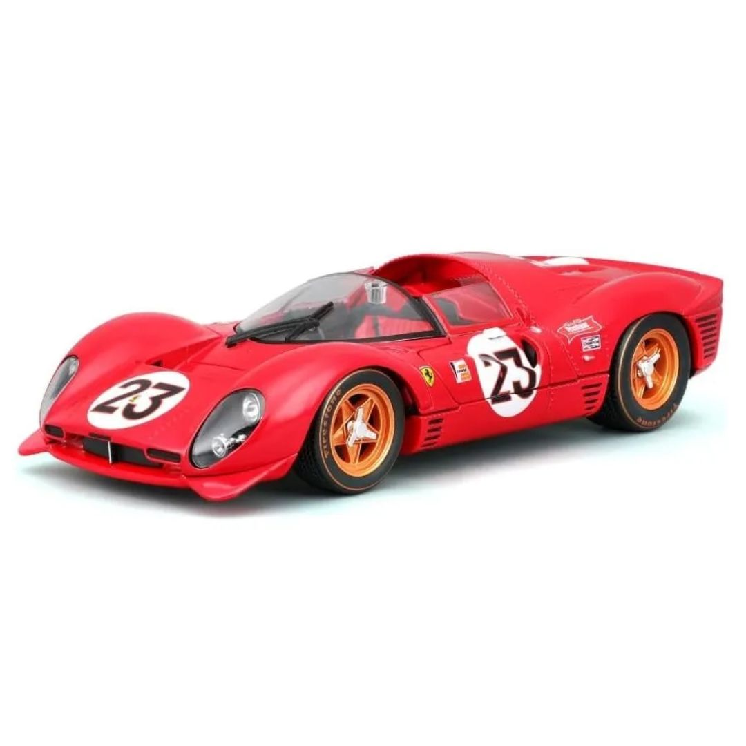 1967 Ferrari 330 P4 Daytona 1:24 Scale Die-Cast Car by Bburago -Bburago - India - www.superherotoystore.com