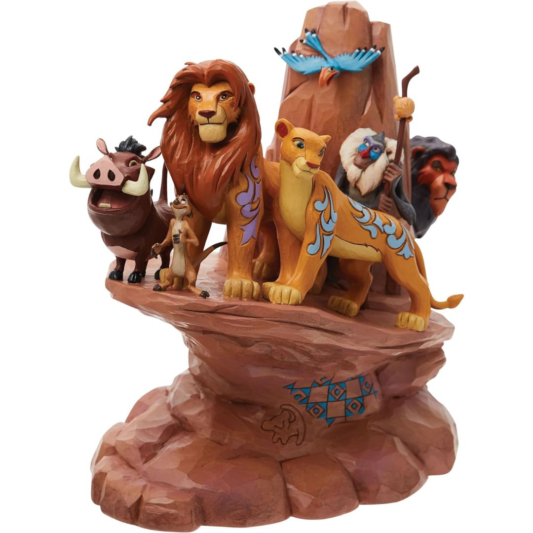 Lion King Carved in Stone Statue By Enesco -Enesco - India - www.superherotoystore.com