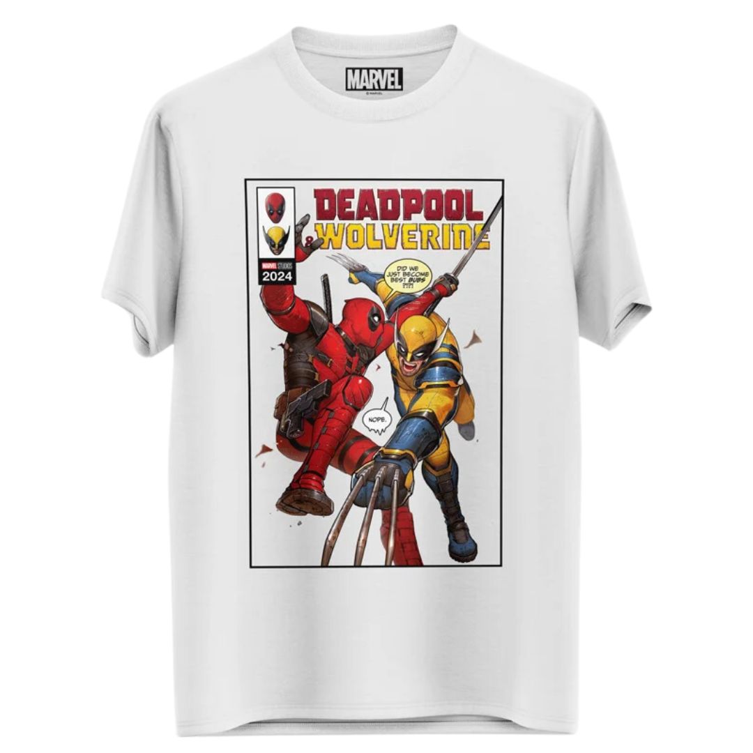 Best Bubs: Comic Cover - Marvel Official T-Shirt -Redwolf - India - www.superherotoystore.com