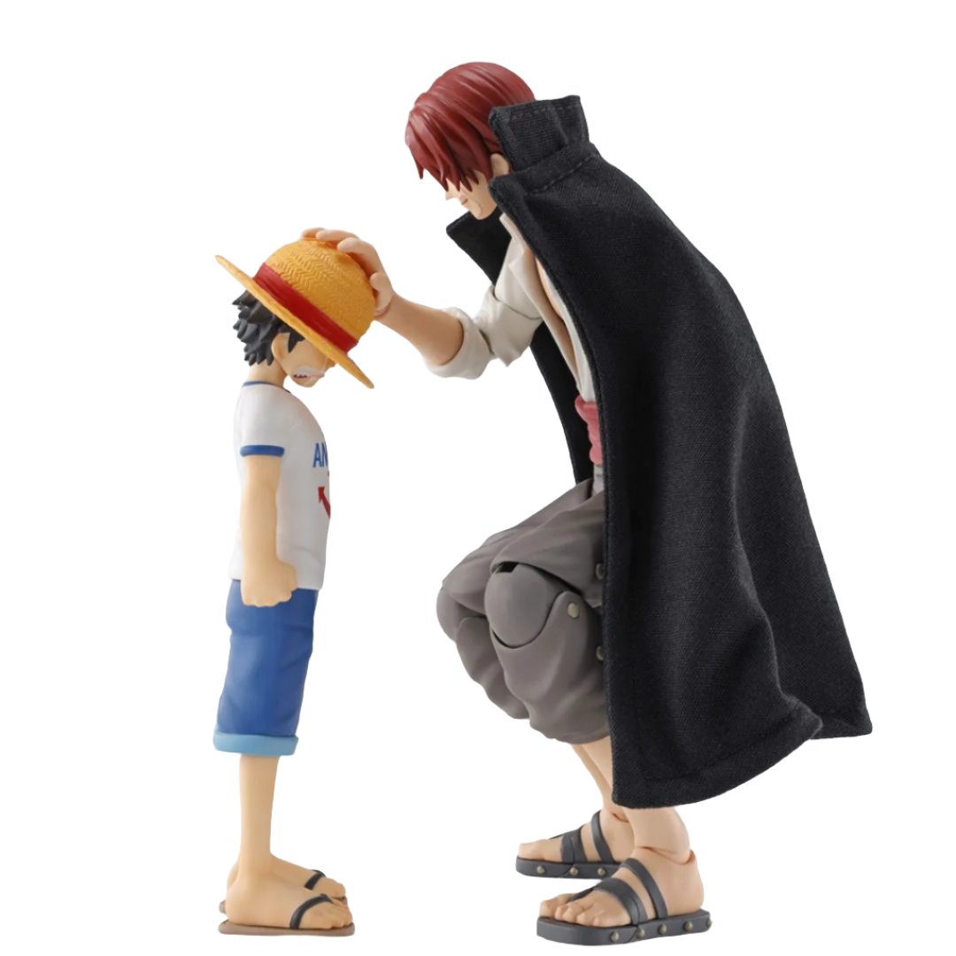 One Piece Shanks &amp; Monkey.D.Luffy Kid Era S.H.Figuarts By Tamashii Nations -Tamashii Nations - India - www.superherotoystore.com