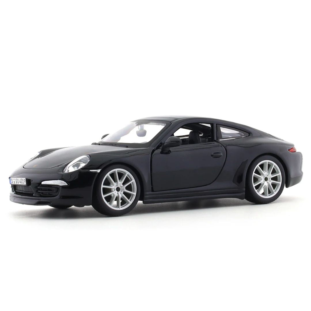 Porche 911 Black 1:24 Scale Die-Cast Car by Bburago -Bburago - India - www.superherotoystore.com