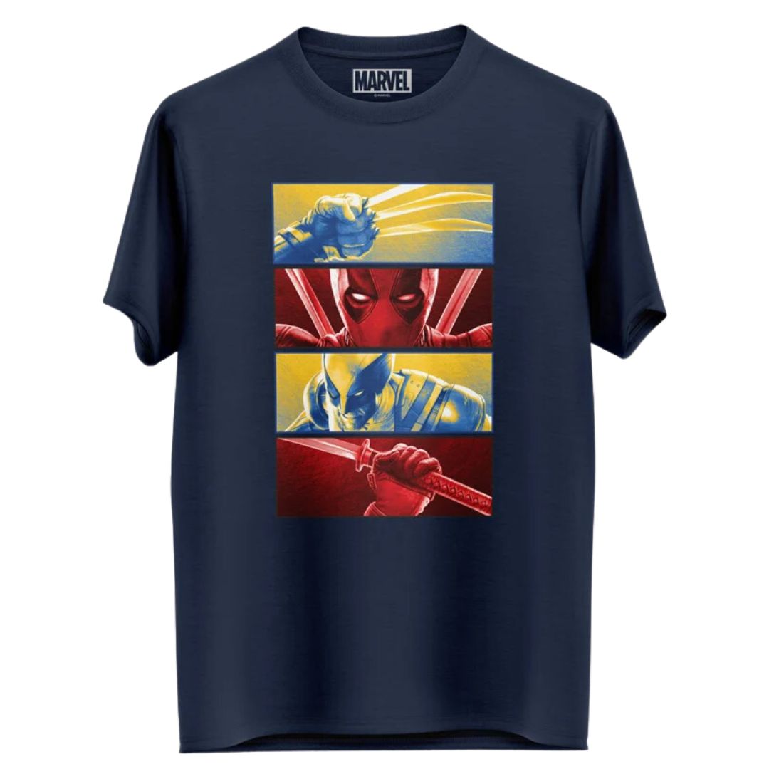 Mutant Showdown - Marvel Official T-Shirt -Redwolf - India - www.superherotoystore.com