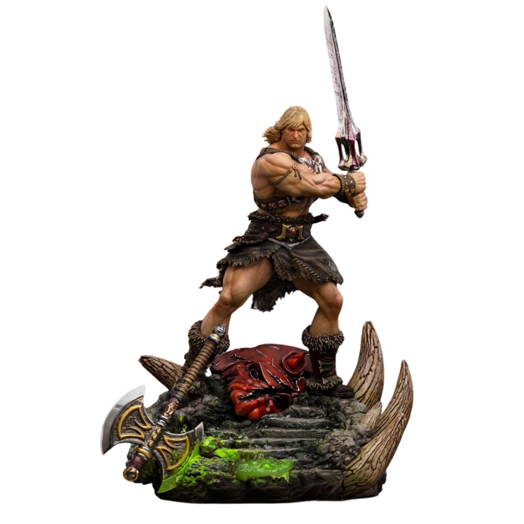 He-Man Unleashed Deluxe Statue By Iron Studios -Iron Studios - India - www.superherotoystore.com