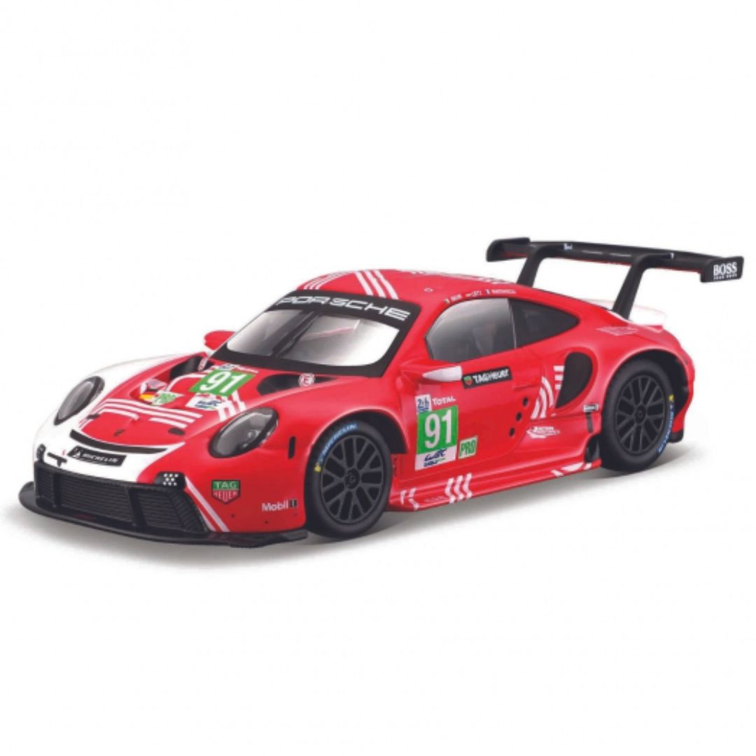 2020 Porsche 911 RSR LeMans 1:24 Scale Die-Cast Car by Bburago -Bburago - India - www.superherotoystore.com