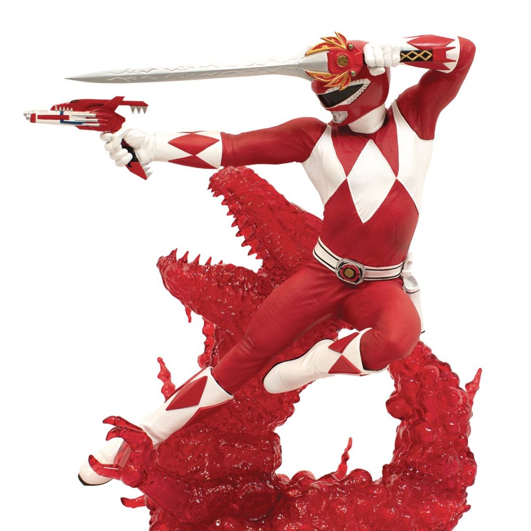 Mighty Morphin&#39; Power Rangers Red Ranger Gallery Statue By Diamond Gallery -Diamond Gallery - India - www.superherotoystore.com