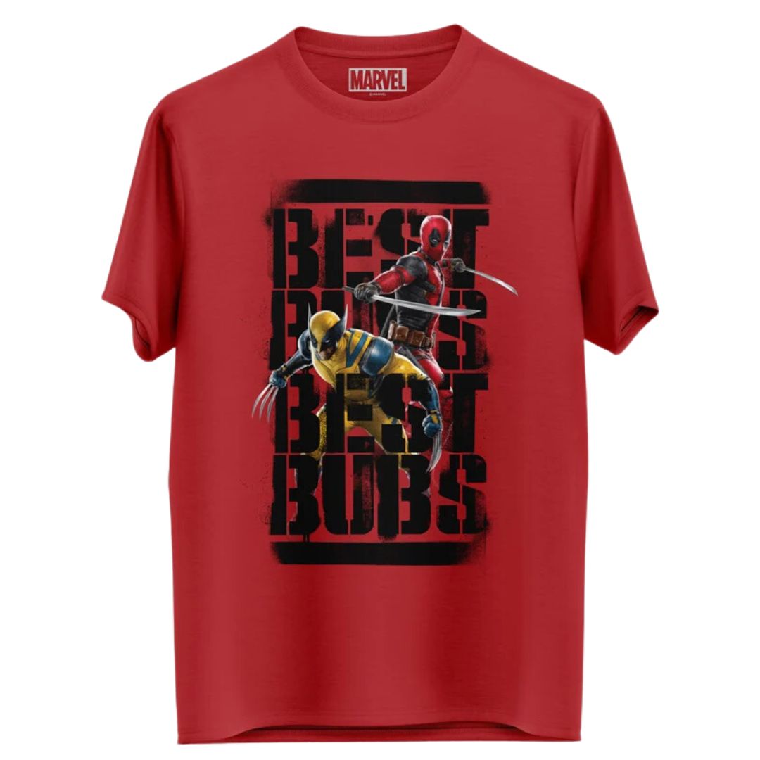 Best Bubs - Marvel Official T-Shirt -Redwolf - India - www.superherotoystore.com
