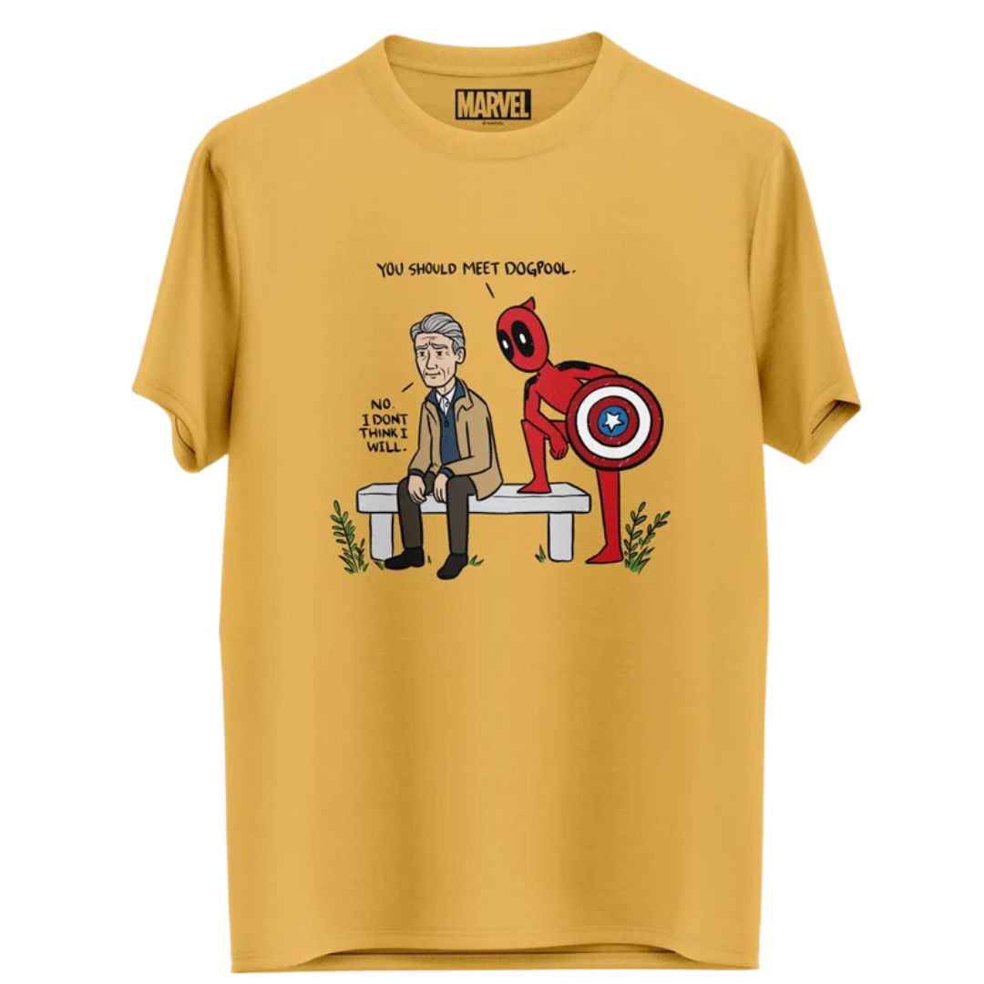 Don't Think I Will - Marvel Official T-Shirt -Redwolf - India - www.superherotoystore.com