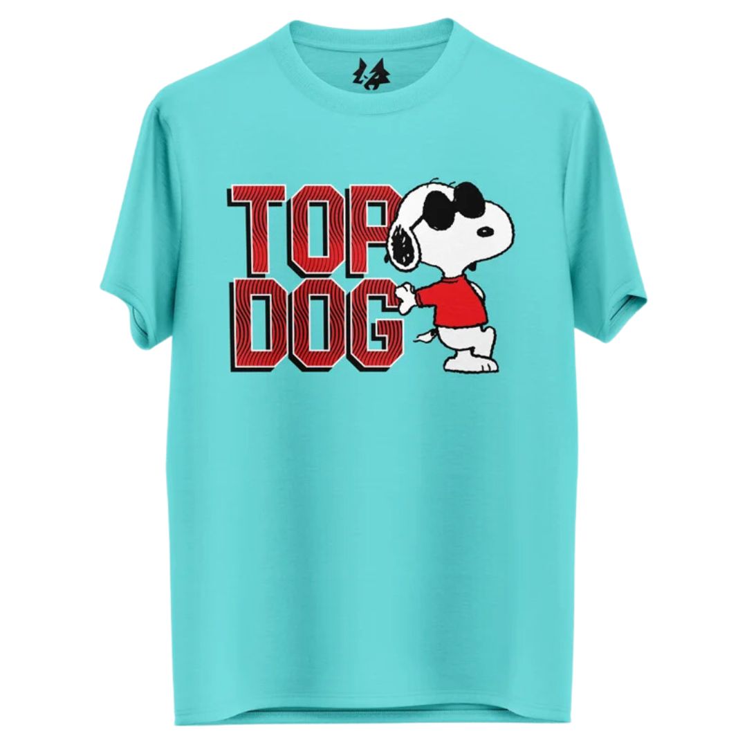 Snoopy Top Dog T Shirt -Redwolf - India - www.superherotoystore.com