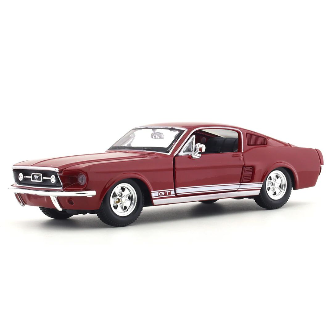 1967 Red Ford Mustang GT 1:24 Scale Die-Cast Car by Maisto -Solido - India - www.superherotoystore.com