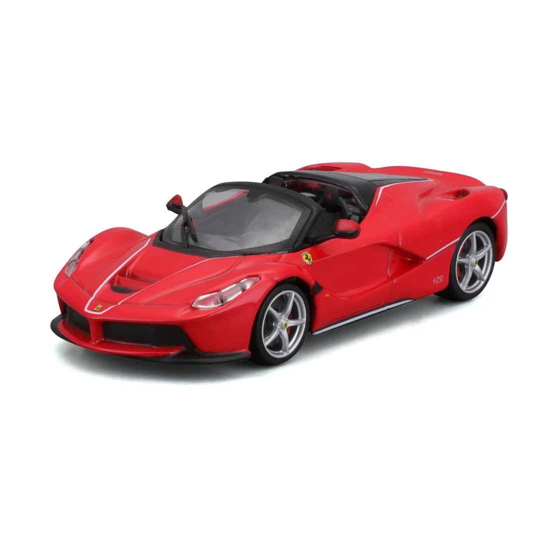 Red Ferrari LaFerrari Aperta 1:43 Scale Die-Cast car by Bburago -Bburago - India - www.superherotoystore.com