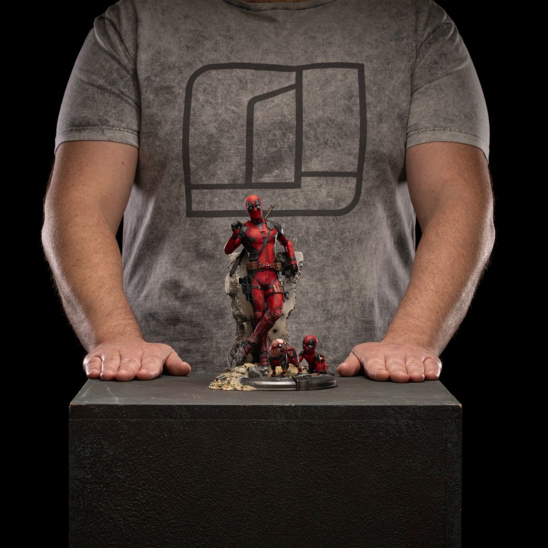 Deadpool - Deadpool & Wolverine Statue By Iron Studios -Iron Studios - India - www.superherotoystore.com