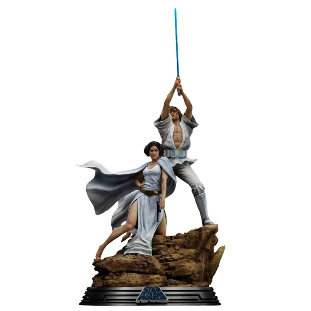 Star Wars Luke And Leia Statue By Iron Studios -Iron Studios - India - www.superherotoystore.com