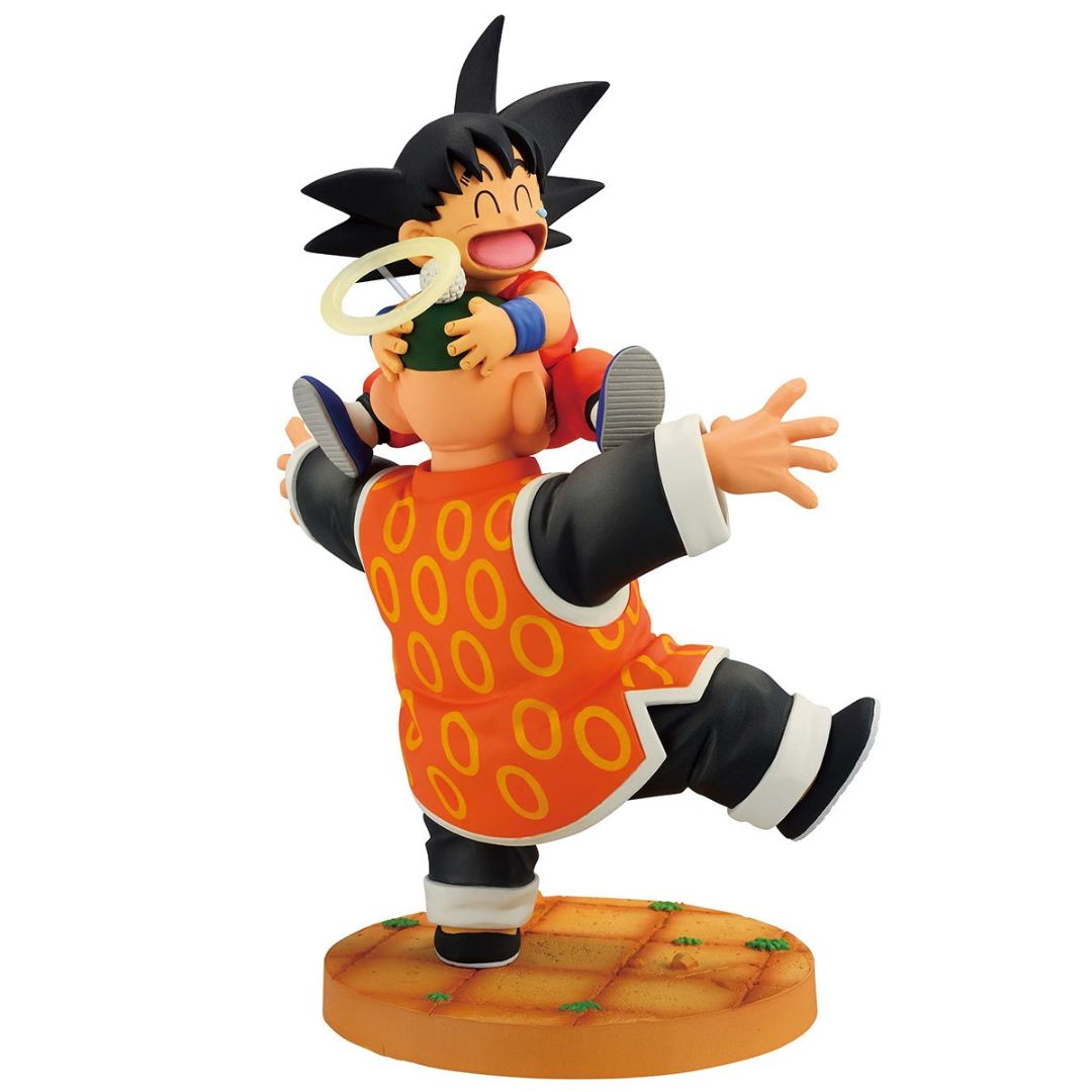 Dragon Ball Son Goku And Grandpa Son Gohan Dragon History Ii Revible Moment Statue By Bandai -Bandai - India - www.superherotoystore.com