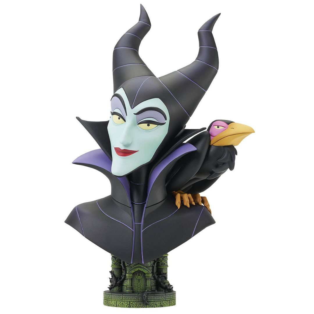 Disney Legends In 3D Maleficent Bust Statue By Diamond Gallery -Diamond Gallery - India - www.superherotoystore.com