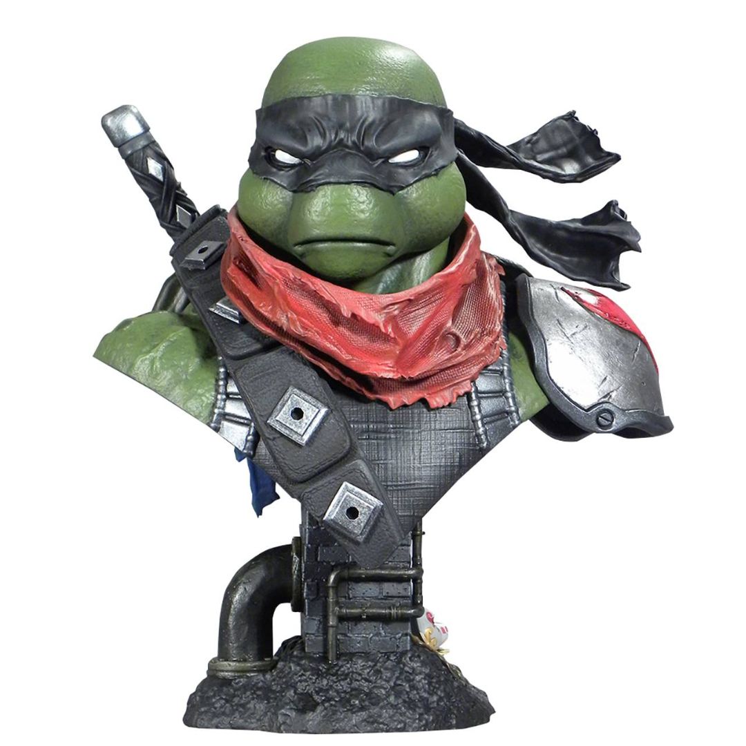 TMNT Legends In 3D Dark Leonardo Bust Statue By Diamond Gallery -Diamond Gallery - India - www.superherotoystore.com