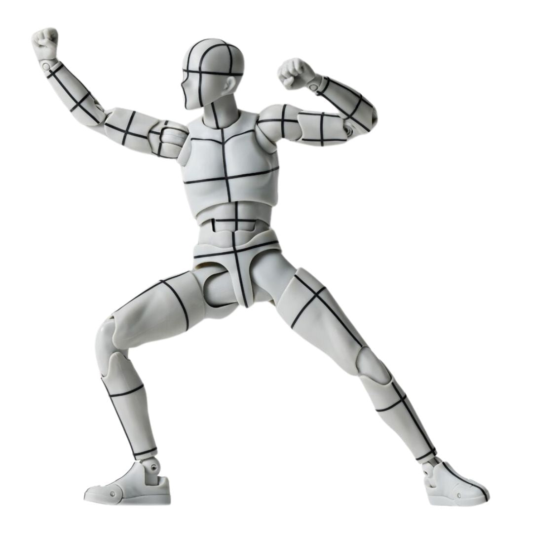 S.H.Figuarts Body-Kun-Sports- Edition-Wire Frame- (Gray Color Ver.) By Tamashii Nations -Tamashii Nations - India - www.superherotoystore.com